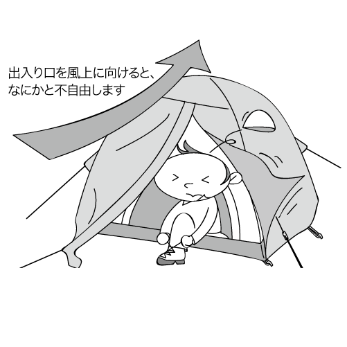 ツェルトを被ってみよう