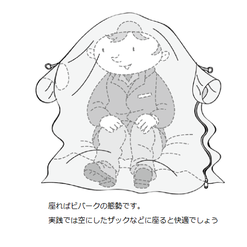 ツェルトを被ってみよう