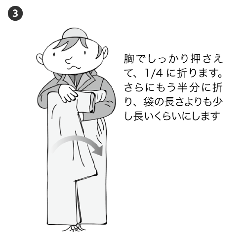 ツェルトのたたみ方を覚えよう